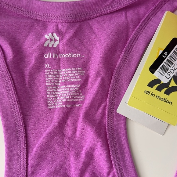 All in Motion Purple Active Tank Top - Size XL (NWT) - Picture 3 of 6